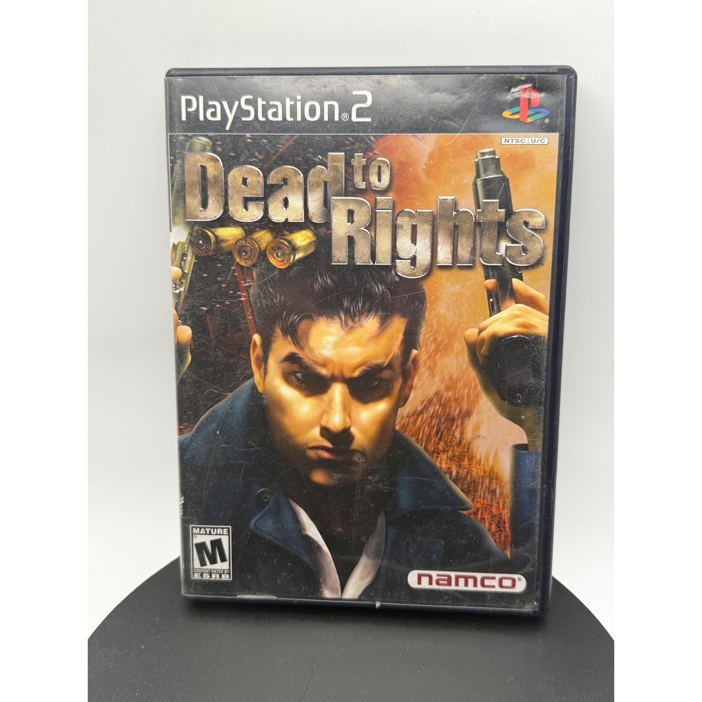 Dead to Rights Sony PlayStation 2 PS2 Namco 2002 Action Shooter CIB Complete